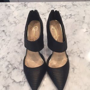 Jessica Simpson python shoe-tie